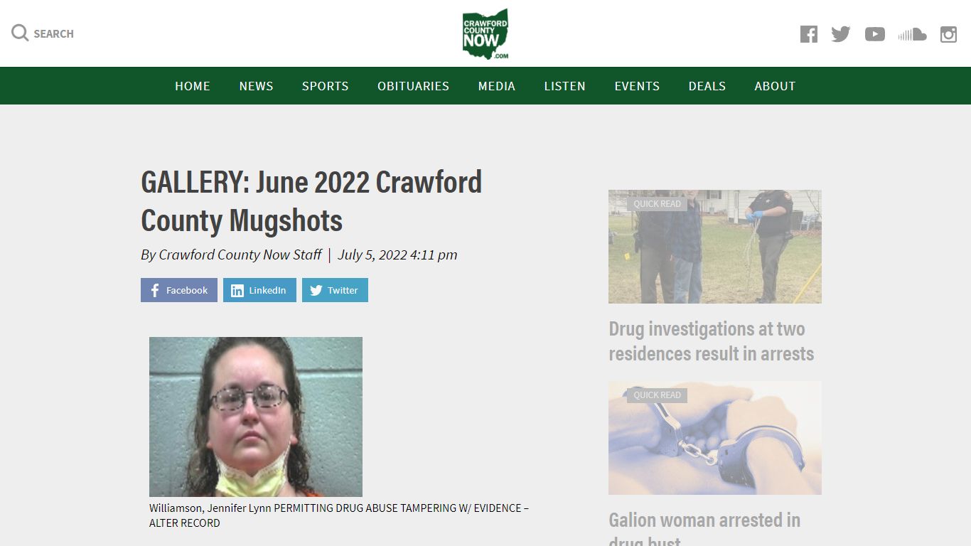 GALLERY: June 2022 Crawford County Mugshots - Crawford County Now